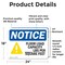 Signmission Floor Load Capacity Per Square Foot, 24 in W x Rectangle, Vinyl Decal OS-2PACK-NS-D-1824-L-15681 - alternate 4